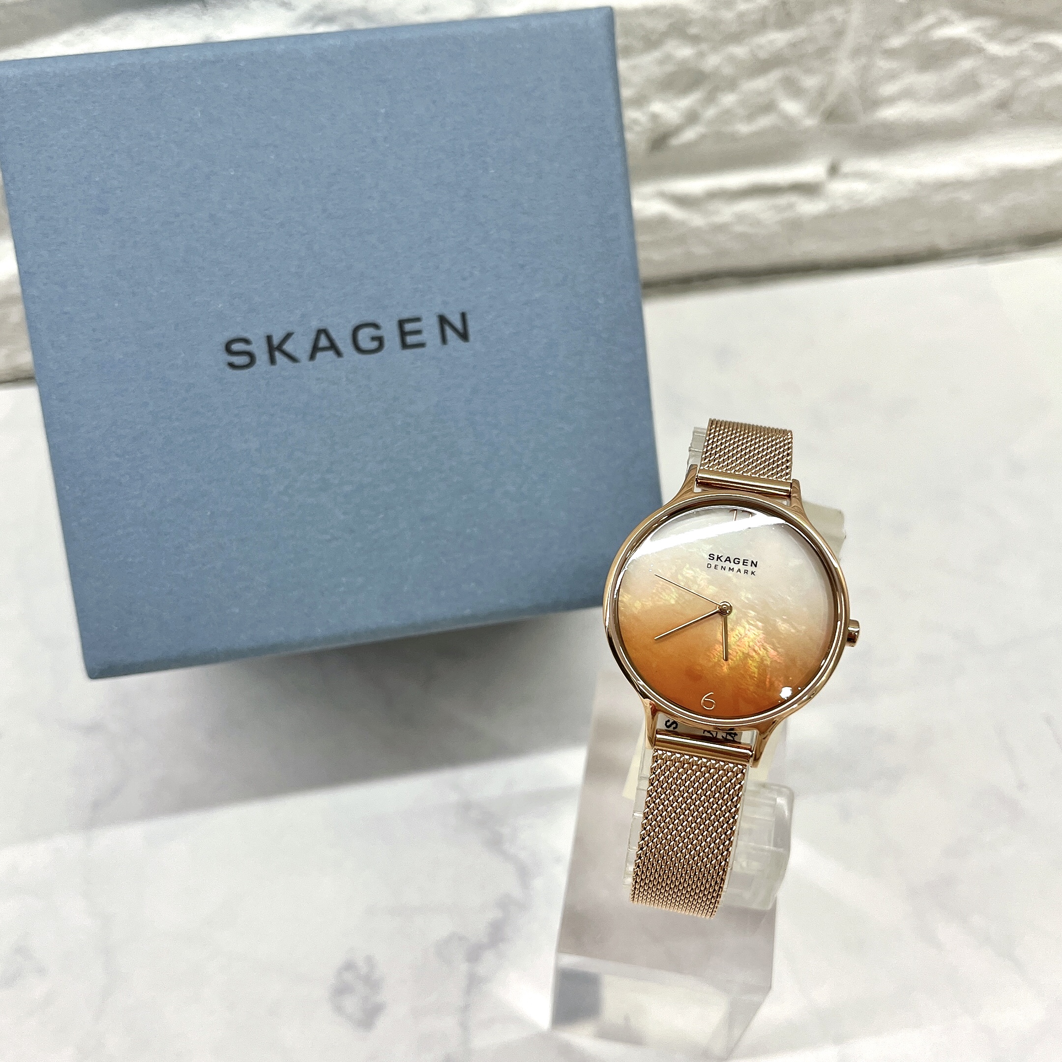 SKAGEN】セピア×マザーオブパールの新作！【TiCTACミント神戸